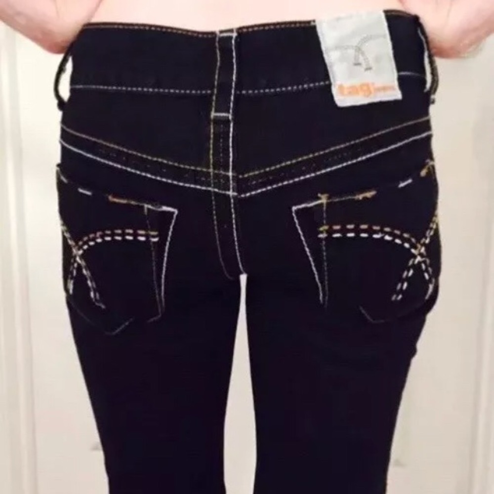 $228 TAG PREMIUM ITALIAN STRETCH DENIM DARK JEANS